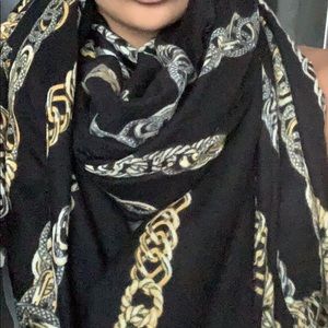 Versace vibe printed scarf